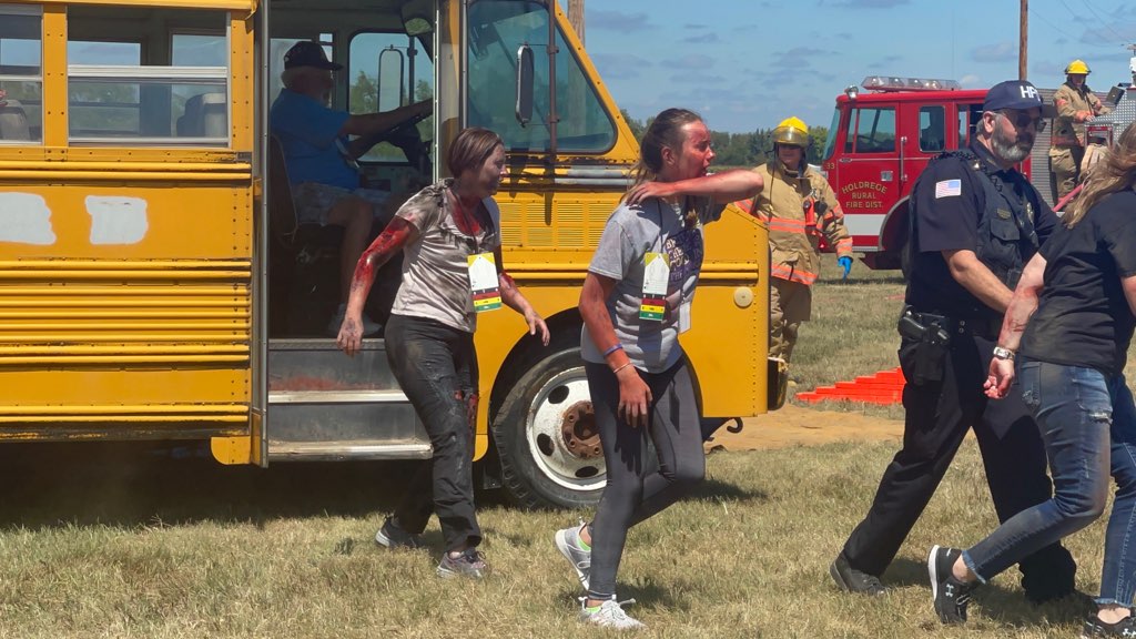 Emergency Scene All Part of First Responder Education Phelps Memorial